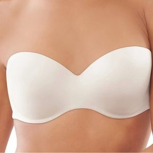 Lilyette White Strapless Bra 34/D